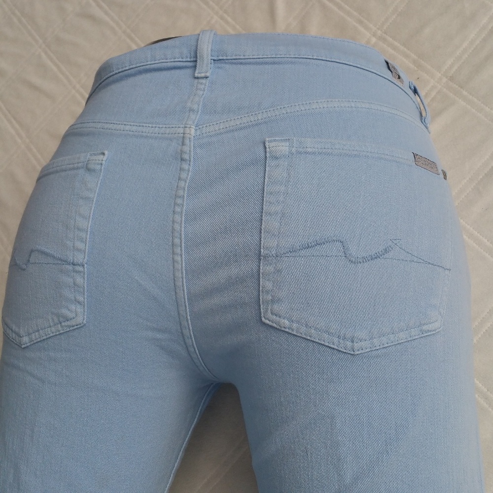 7FAM Size 16/33 Straight Leg Jeans